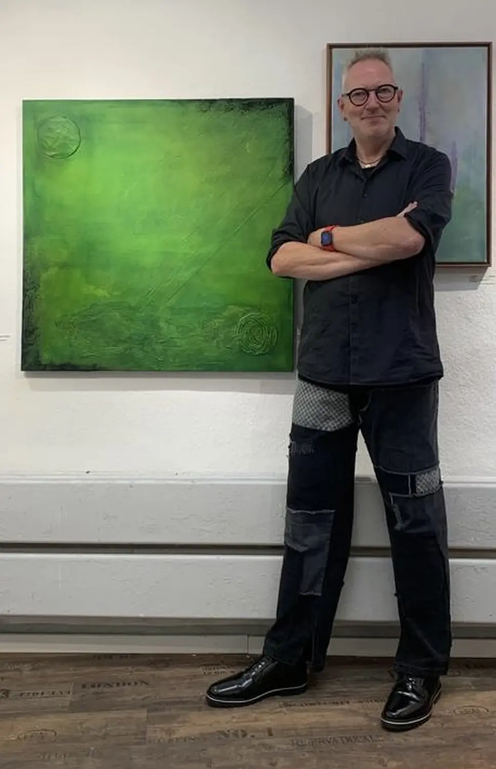 Ulf Obermann-Löwenstein im Atelier – Künstler Flu in Hamm